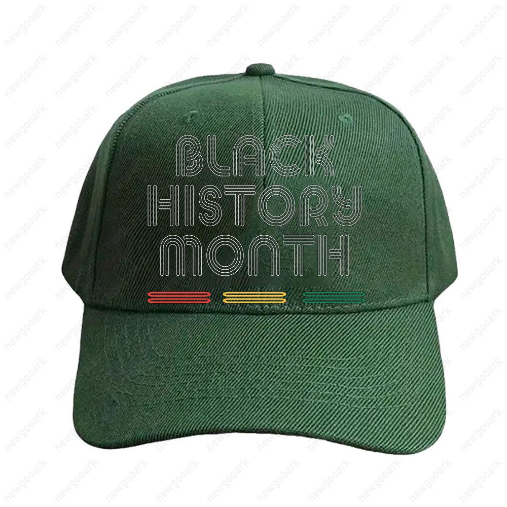 Black History Month BHM Day Cap Adult Graphic Baseball Cap Adjustable Streetwear Women Unisex Fashion Baseball Caps Peaked Hat