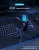 SF-666R RGB USB Condenser Microphone with Shock Mount for Gaming