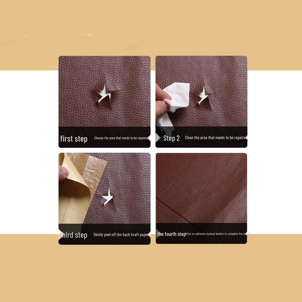 Self-Adhesive PVC Leather Repair Patch for Sofas and Headboards