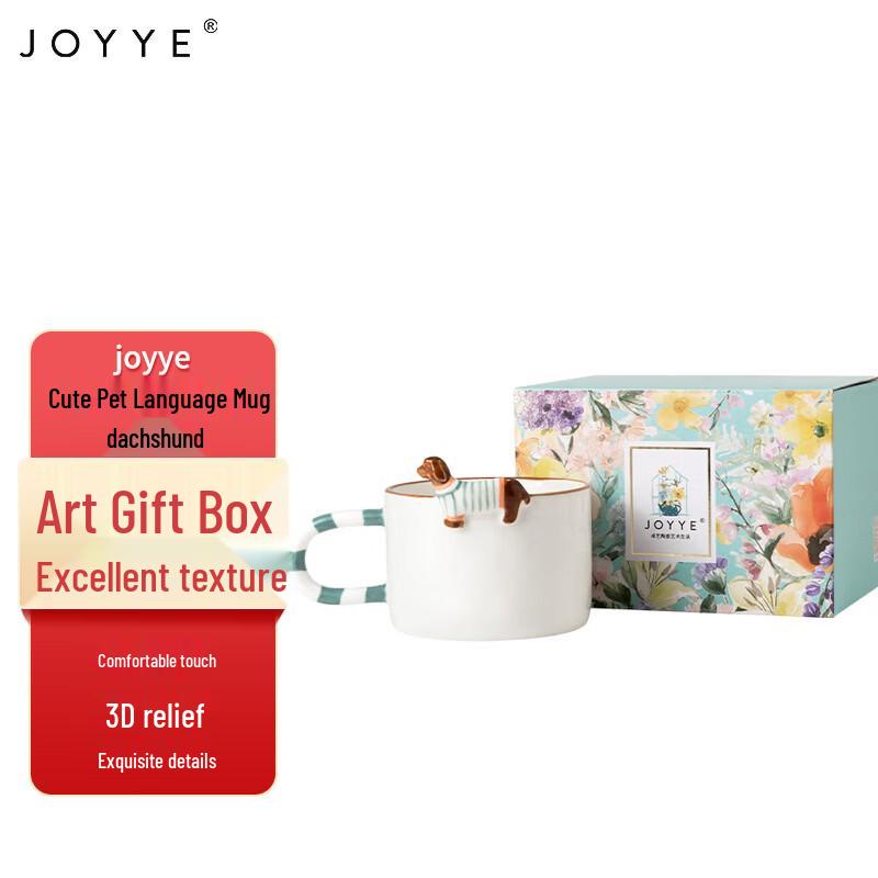 JOYYE Cute Pet Story Dachshund Mug