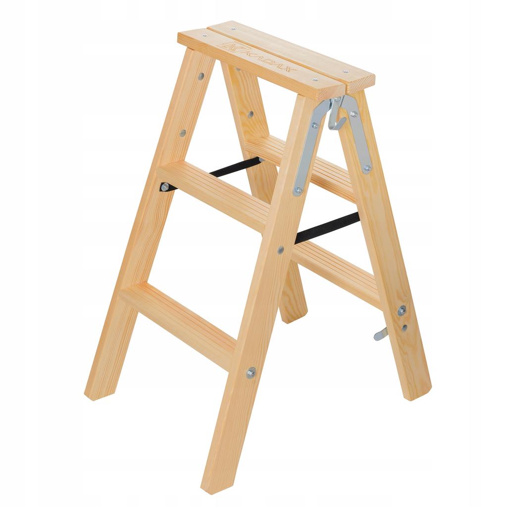 KADAX Malerleiter Holz Klappbar 3-6 Stufen Doppelseitig