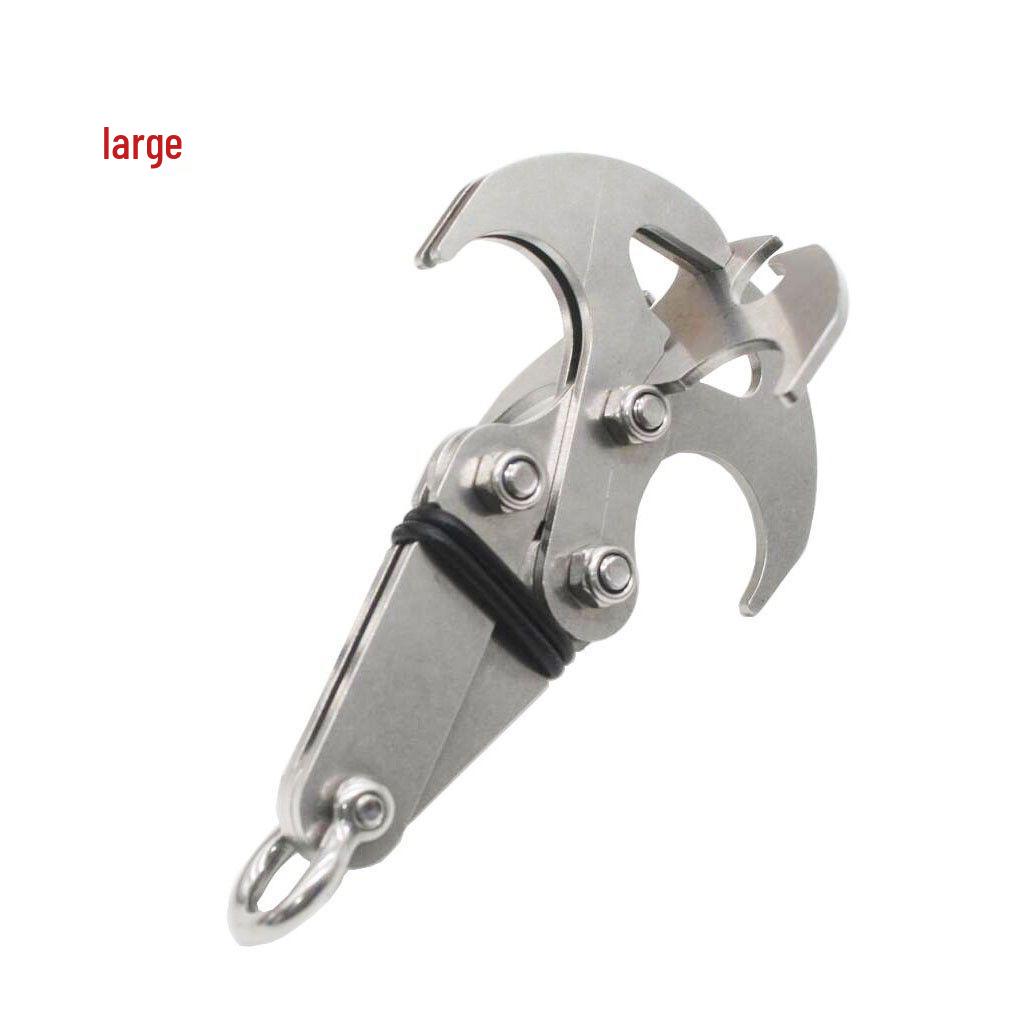 

Складной гравитационный крюк из нержавеющей стали для альпинизма и выживания на открытом воздухе