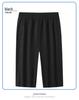 Men's M-8XL Quick-Dry Ice Silk Elastic Shorts - Loose Fit Running Sports Pants