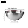 Thickened Egg Mixing Bowls Rust Proof Large Capacity 304 Stainless Steel Salad Bowls Kitchen Baking Cooking Accessories