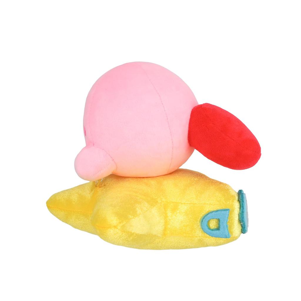 Sanei Boeki Kirby Air Riders Kirby & Warp Star Removable Plush Toy W17 × D17 × H16.5 cm