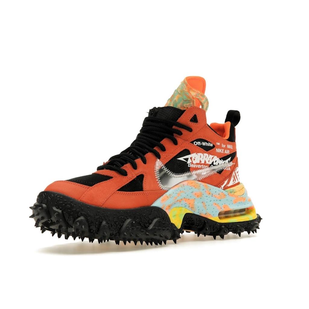 Nike Off-White x Air Terra Forma Mantra Orange Unisex Sneakers Black Clear DQ1615-800
