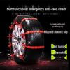 Disposable Anti-Skid Snow Chains for Electric Vehicles and Motorcycles