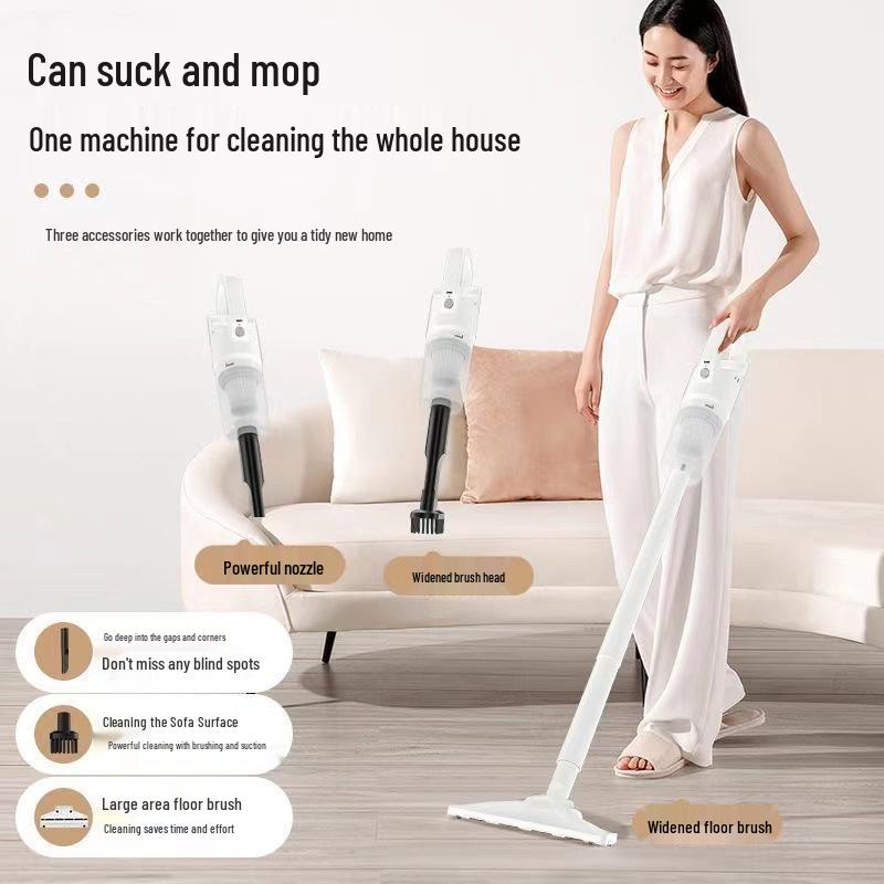 Portable Wireless Vacuum and Mopping Machine - Handheld and Integrated Cleaning Device for Home