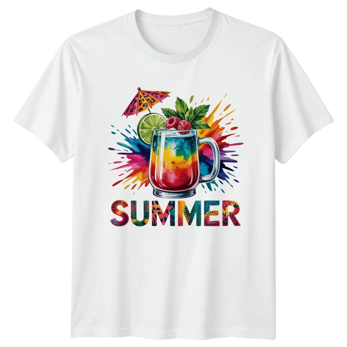 Summer T-Shirt Tropical Cocktails Summer Vacation Gift For Him And Her XXXXL