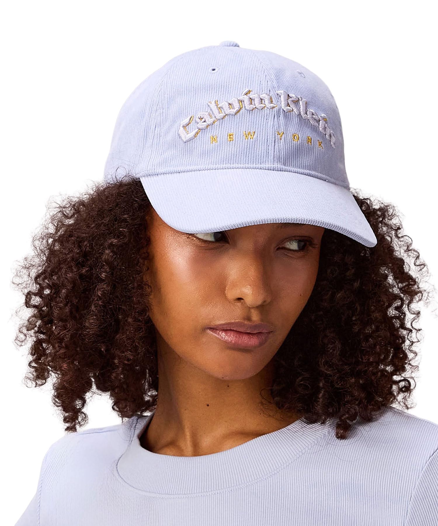 

Cap Corduroy Graphic Baseball Cap 4D5055G OS CASUALBLUETKF [Calvin Klein] -