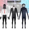 Halloweenský Skibidi Toilet Hra Cosplay Kostým Kombinéza Unisex Bavlna Různé Velikosti
