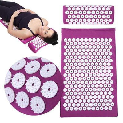 Back Body Acupressure Spike Massage Cushion Mat Acupuncture Massager with Pillow