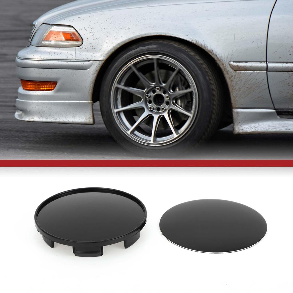 ACROPIX 68mm 2,68" Schwarz Universal Auto Radnabe Mittelkappe Radnabenkappe Abdeckung Schutz für SUV LKW 1 Stück