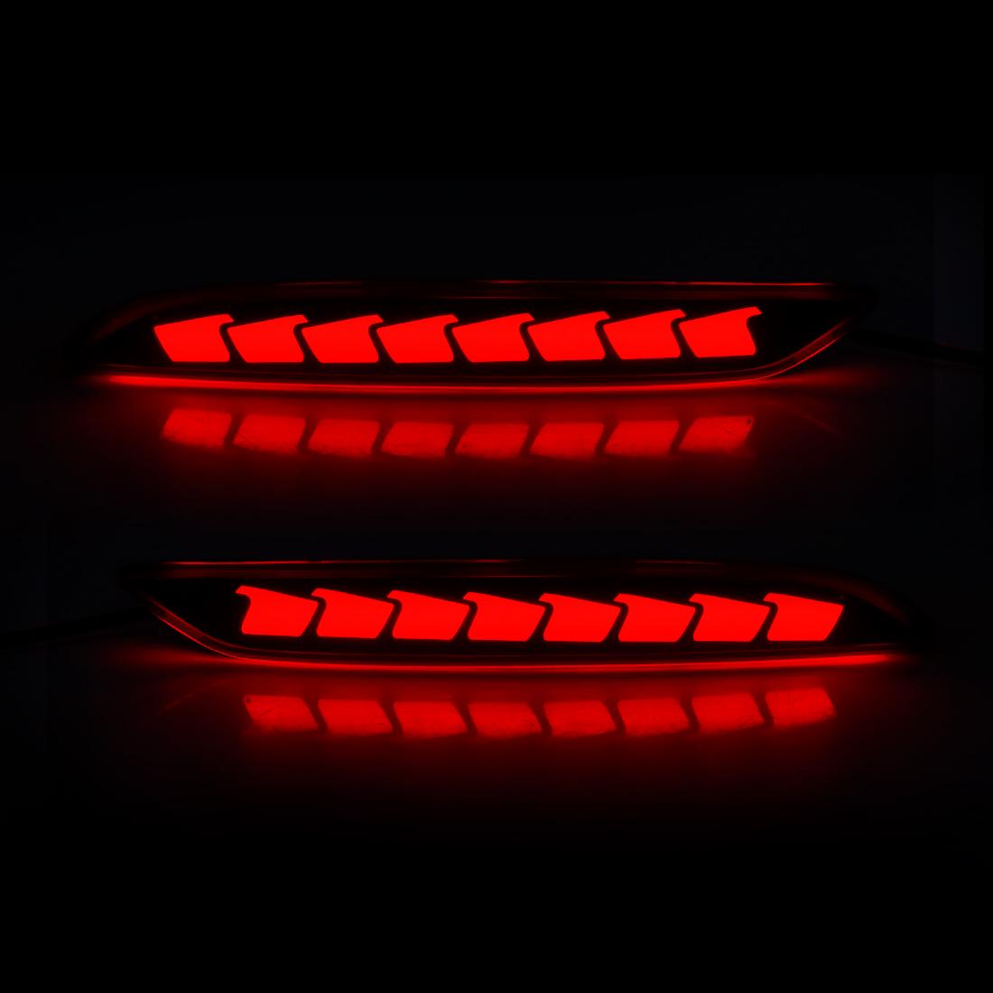 

Світлодіодний відбивач заднього бампера для Chevrolet Cavalier 2020 2025 2025 Попередження про гальмування Динамічний покажчик повороту Автомобільні аксесуари 12 В Red Shell