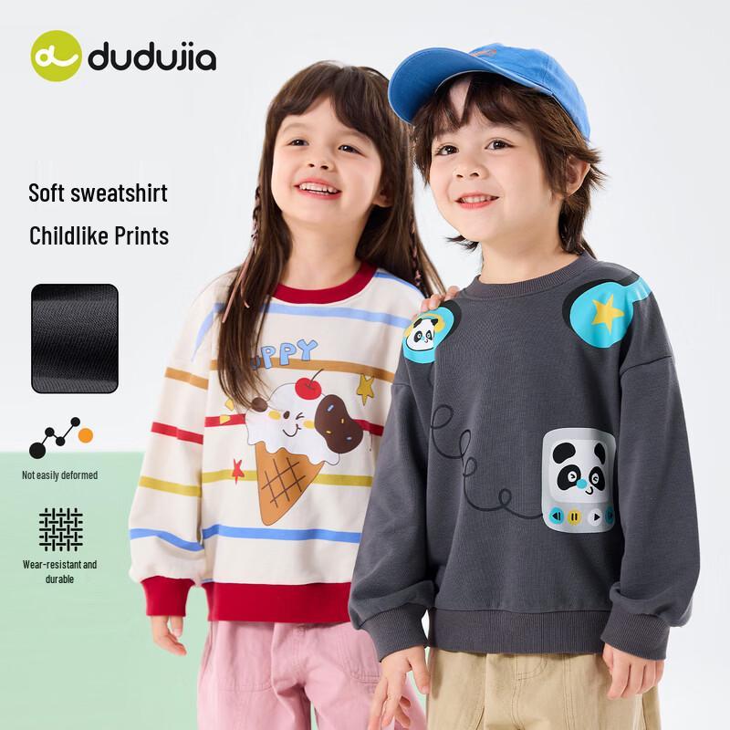 Dudu Family Baby Cartoon Pullover Sweatshirt