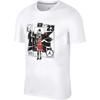Pure Assassin Print Crew Neck Short Sleeve T-Shirt Men Tops White BQ2556-100