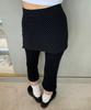 RONRON Dot Wrap Capri Pants Black