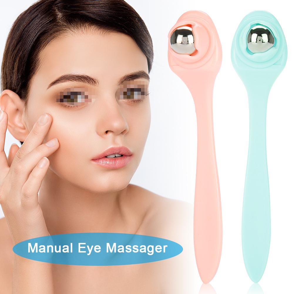 Buy Portable Manual Eye Massager Stainless Steel Ball Roller Wrinkles