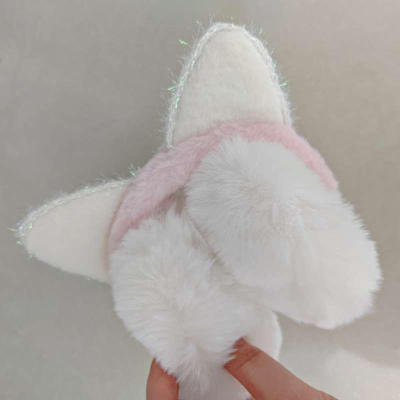 Søte vinter ørevarmere varme ørevarmere plysj varmer sammenleggbare ørevarmere student går ut utendørs tykke plysj ørevarmere