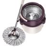 Stainless Steel Rotating Mop with Easy Lift Bucket and Hands-Free Wash