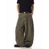 American Retro Washed Loose Scimitar Pants for Men and Women, Cool High Street Loose Casual Straight Wide-Leg Cargo Pants