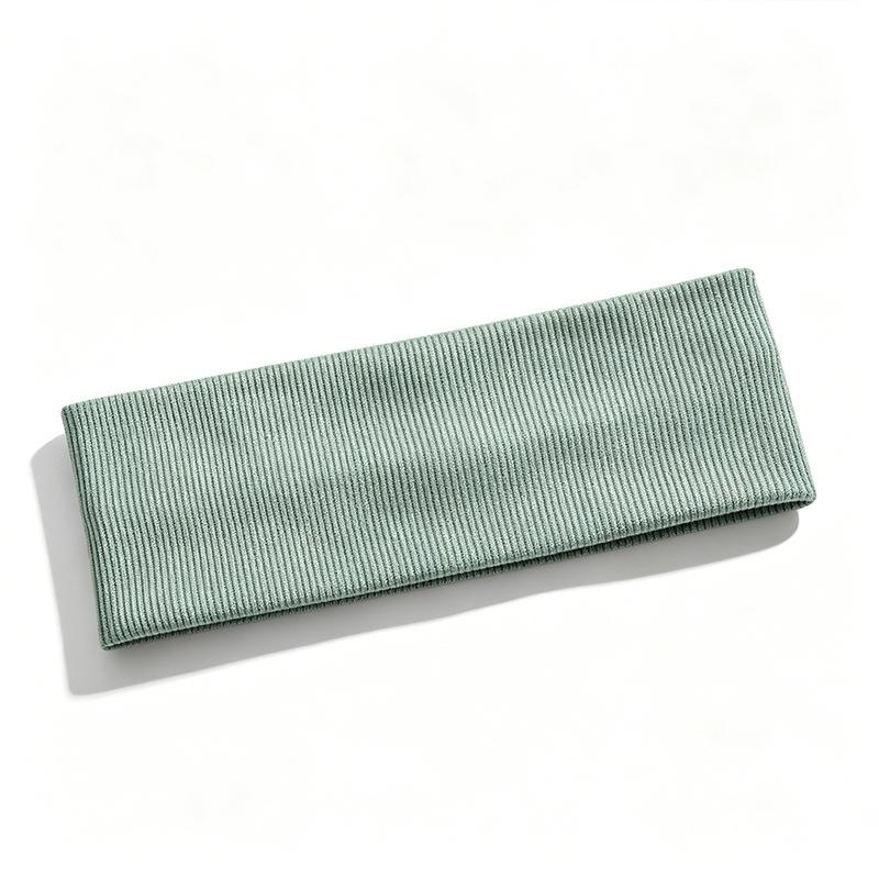 Wide-edged elastic hair band, women's face wash, makeup versatile headband, ribbed sports knitted headgear, headband.