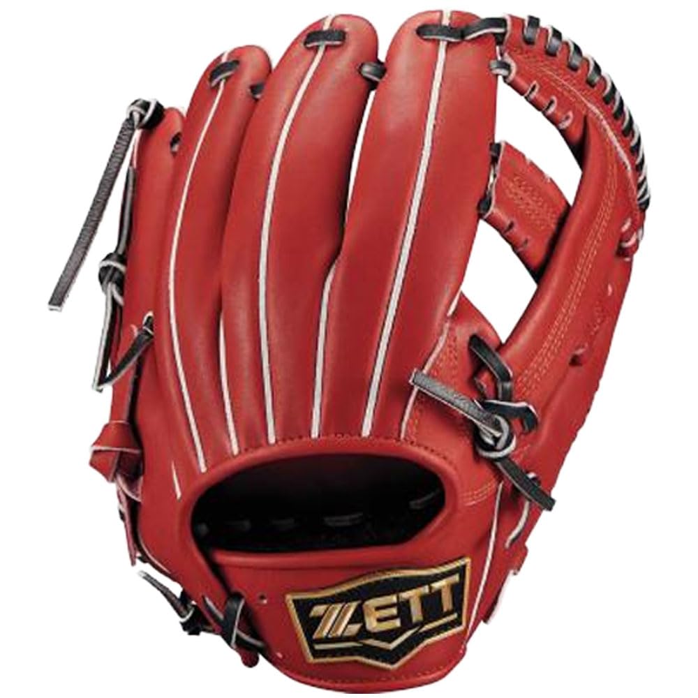 

ZETT Neo Status Youth Softball Glove for Second and Size BJGB70530N Shortstop, Bordeaux/Black (4019), L,