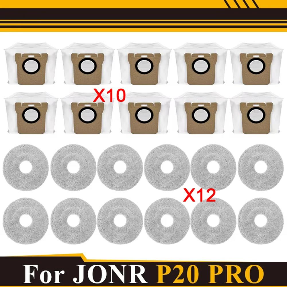 A20F-Compatible For JONR P20 PRO Vacuum Parts Mop Cloth Dust Bag Accessories For JONR P20 PRO Spare Parts Accessories