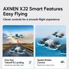 XJ2 Mini Drohne 8K Dual HD Kamera 5G WIFI Übertragung Faltbarer Bürstenloser RC Quadcopter Vollständige Abdeckung Schutzhülle Fernbedienung Spielzeug Kindergeschenk