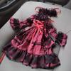 Vintage Bjd Baby Clothes Dress Up Doll Retro Dress Women Girls Doll Lolita Skirt  30cm
