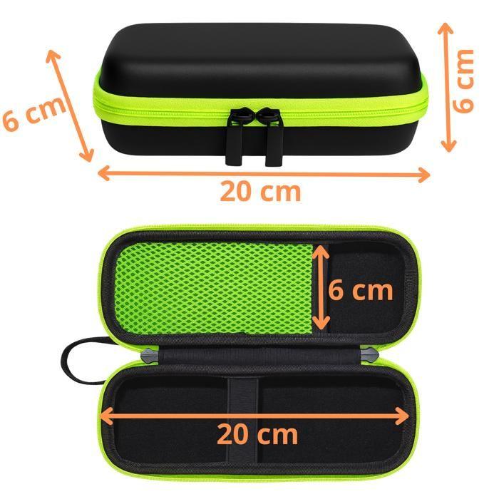 Etui de voyage pour rasoir électrique compatible avec Braun Series 7/Series 5/Series 3 Phonillico®