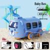 Kids Stainless Steel Insulated Bus Water Bottle with Straw