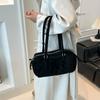 Stylish and Casual Single-shoulder Bag for Women, Simple and Fashionable Bow Hand-held Boston Bag