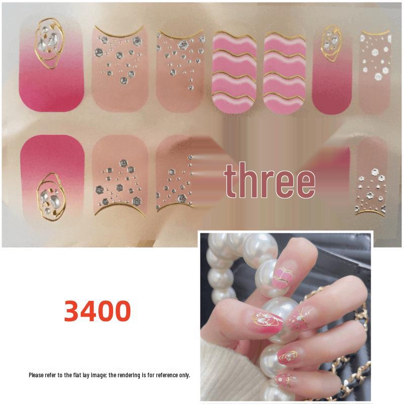 

5D Gel Nail Art Decals: Self-Adhesive, Wearable & Three-Dimensional Stickers for Women
