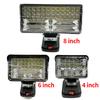 For Makita 18V Li-ion Battery LED Work Light 3/4 Inch Flashlight Portable Emergency Flood Lamp Camping Lamp