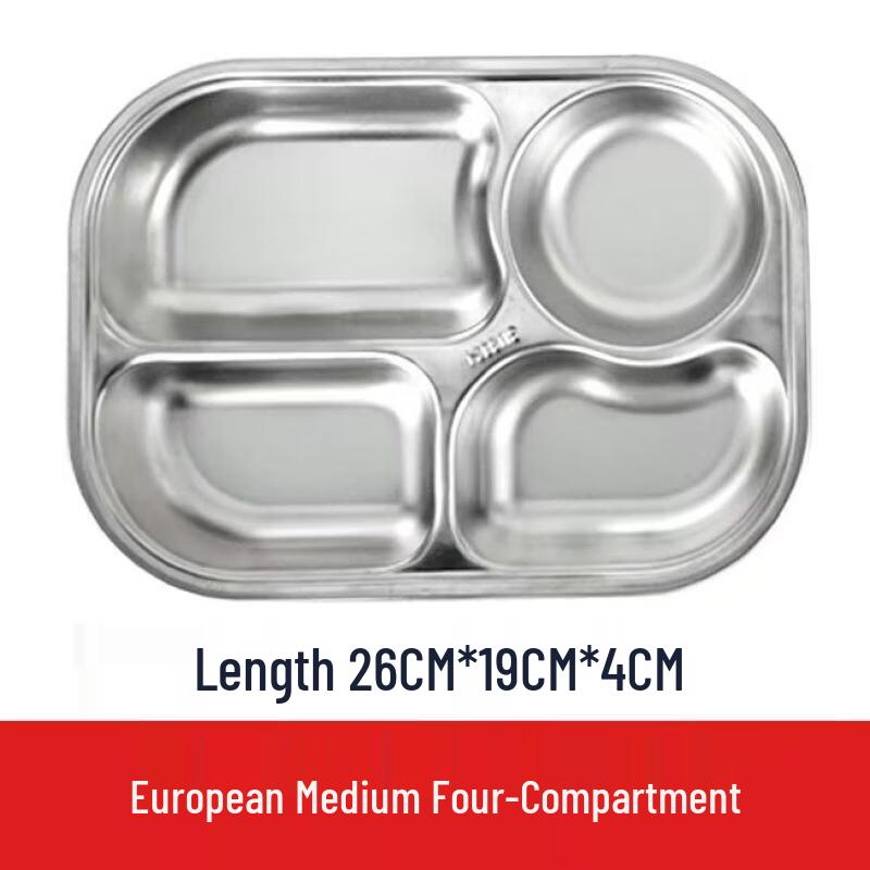 304 Stainless Steel Divided Square Plate