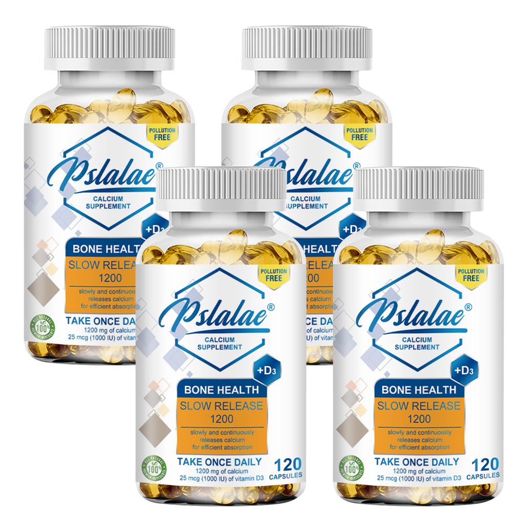 Kapseln reich an Kalzium und Vitamin-D3-Extrakt, leicht resorbierbar, rein natürlich, für Erwachsene geeignet.