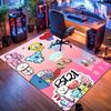 Colorful BT21 Characters Celebration carpet Living room and bedroom mats printing Office chair cushion Dormitory decoration Fashion