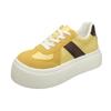 Yunfu~ Ou Ruofeng Thick-soled Heightening Little White Shoes for Women's 2025 New Versatile Casual Board Shoes Color Matching Sports Shoes