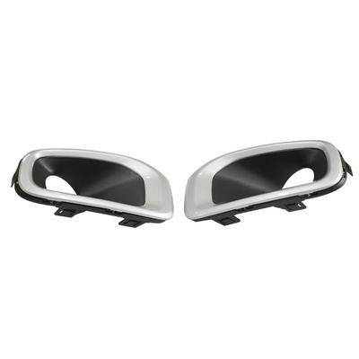 Front Bumper Fog Light Lamp Covers Bezel Trim LH&RH For 2015-2018 Jeep Renegade
