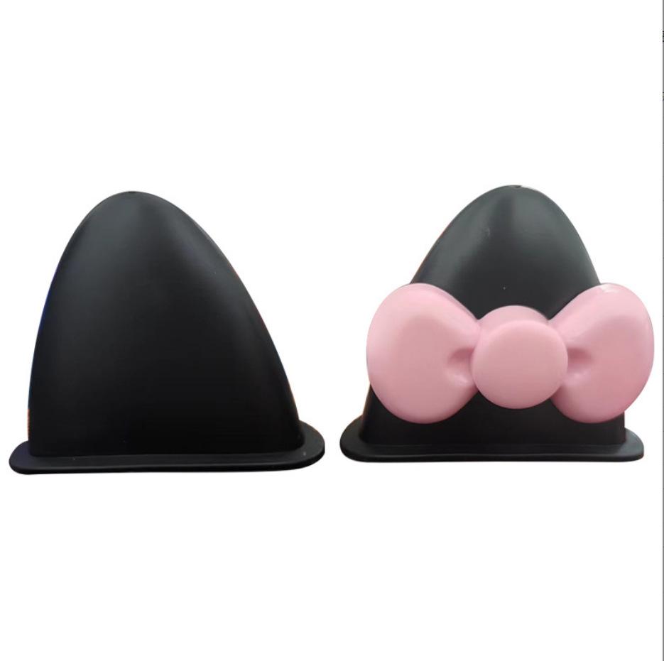 Universal Kitty Cat Helmet Ears & Bow Decoration for Kids' Helmets