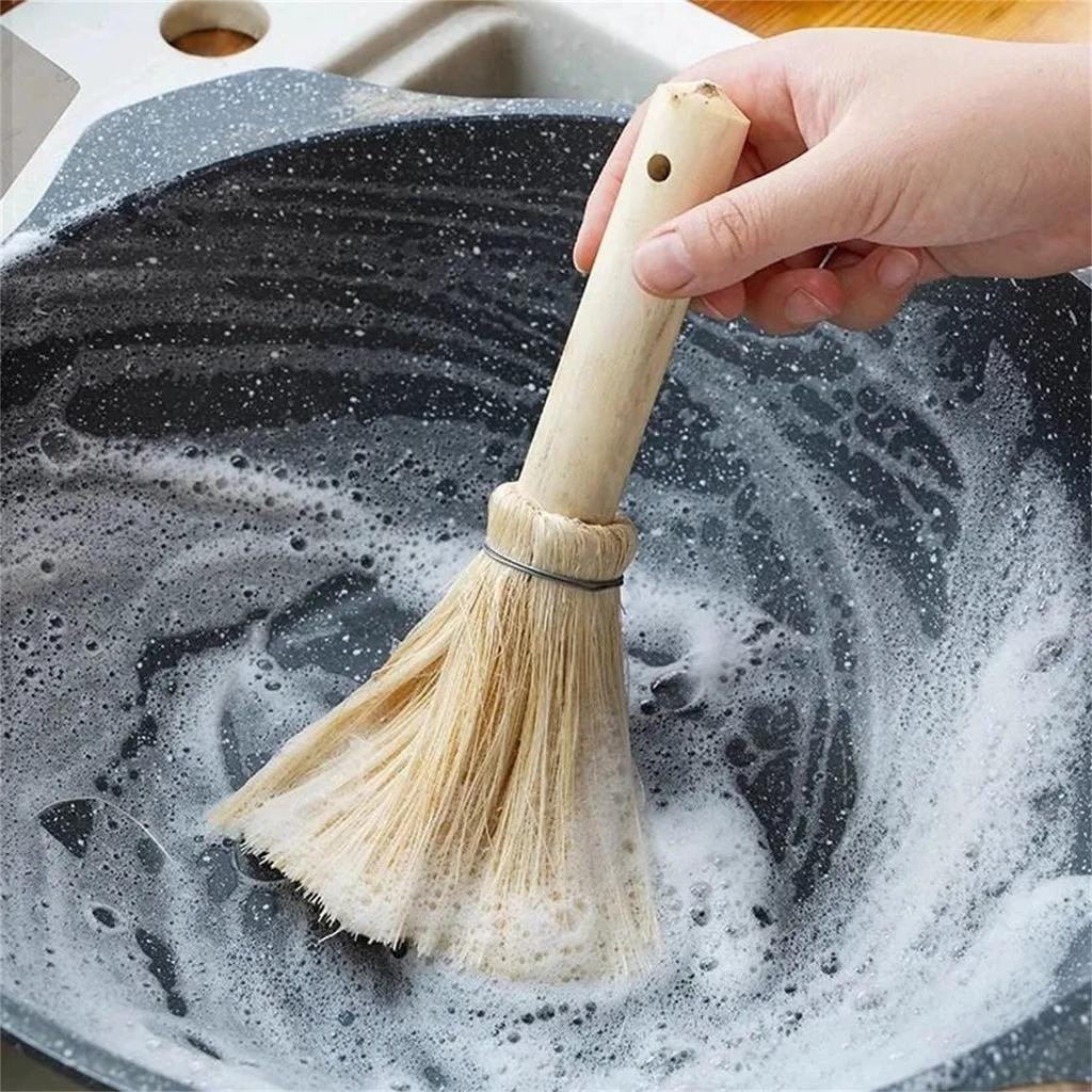Pot Washing Appliance Pot Washing Brush Kitchen Pot Cleaning Brush Household Strong Decontamination Cooking Long Handle Brush