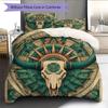 Estilo Asteca Padrão Roupa de Cama Conjunto de Colcha Capa de Colcha Fronha Decoração de Casa Presente de Aniversário (1 capa de edredom + 2 fronhas, sem enchimento.)