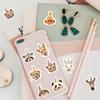 500 Pictures/roll Roll Stickers Tape Birthday Animal Stickers Handbook Material Decorative Envelope Seal Stickers