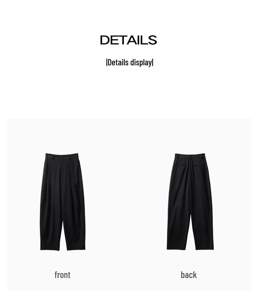Women's Versatile Wide-Leg Casual Pants - Elegant, Comfortable, and Skin-Friendly for Spring Commuting