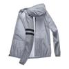 Heren Zomer Zon Beschermend Jack Capuchon Lange Mouw Ritssluiting 360-graden Zon Bescherming Jas IJs Zijde Dunne Losse Pasvorm Viskleding