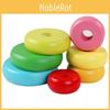 Rainbow Stacking Tower Wooden Toy For Early Childhood Learning And Logic Development