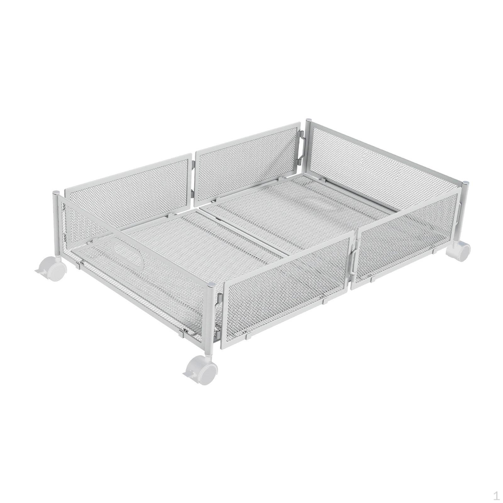 Multifunctional Underbed Shoe Rack, Rolling Container