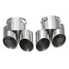 Punta de Escape Para BMW G05 X5 G06 X6 Doble Salida Cuádruple Sin Soldadura Tubo de Escape Acero Inoxidable Sin Cortar Punta de Silenciador Boquilla Cola de Escape