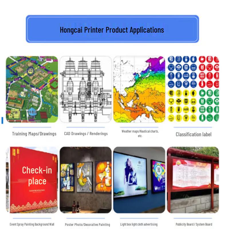 Hongcai HC-1801R 1.8m Large Format Eco-Solvent Inkjet Printer
